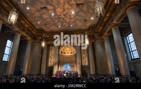 Illustration picture taken during a reception on the first day of the NATO Ministerial Meeting in Washington DC, USA, Wednesday 03 April 2019. BELGA PHOTO BENOIT DOPPAGNE Stock Photo