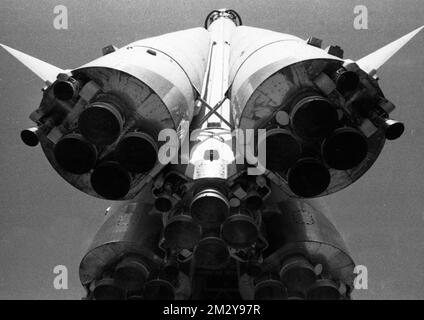 RUS, Unione Sovietica, Mosca: Impressioni dall'URSS 1972. Mostra Cosmos a Mosca Foto Stock
