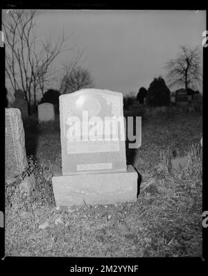 Forest Hills e Mt. Cimitero della speranza. Padre, madre, tombe e monumenti sepolcrali, cimiteri. Collezione Leon Abdalian Foto Stock