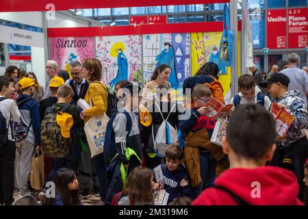 Dicembre 07, 2022 - Roma, Italia: 'Più libri più liberi' - Fiera Nazionale di piccole e medie edizioni 'più libri più gratis'. Centro Congressi di Roma - la Nuvola. © Andrea Sabbadini Foto Stock