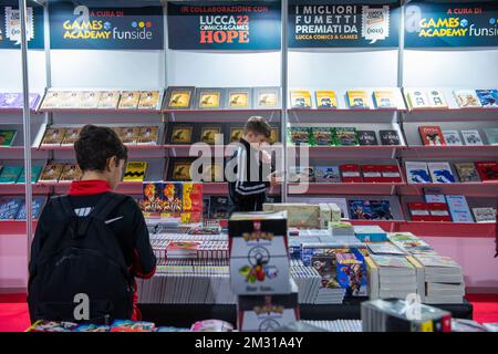 Dicembre 07, 2022 - Roma, Italia: 'Più libri più liberi' - Fiera Nazionale di piccole e medie edizioni 'più libri più gratis'. Centro Congressi di Roma - la Nuvola. © Andrea Sabbadini Foto Stock