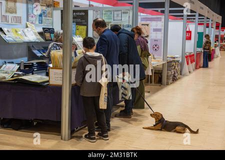 Dicembre 07, 2022 - Roma, Italia: 'Più libri più liberi' - Fiera Nazionale di piccole e medie edizioni 'più libri più gratis'. Centro Congressi di Roma - la Nuvola. © Andrea Sabbadini Foto Stock