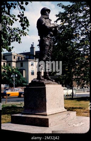 Statua generale di Patton , scultura, generali, Patton, George S. George Smith, 1885-1945. Collezione Edmund L. Mitchell Foto Stock