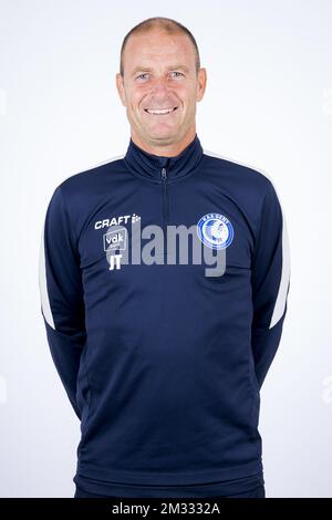 Jess Thorup, allenatore capo di Gent, si presenta per il fotografo, al servizio fotografico del club calcistico belga KAA Gent del 2020-2021, venerdì 24 luglio 2020 a Gent. FOTO DI BELGA JASPER JACOBS Foto Stock