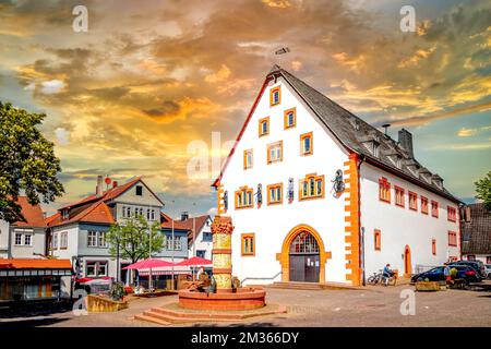 Città vecchia di Steinau, Assia, Germania Foto Stock