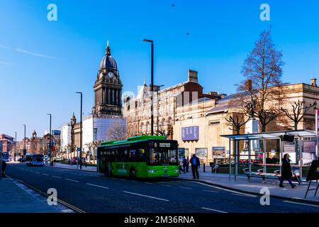Victoria Square, Leeds, West Yorkshire, Yorkshire and the Humber, England, United Kingdom, Europe Foto Stock