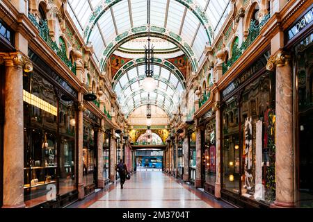 Victoria Leeds è un quartiere commerciale e di svago nel centro di Leeds, che comprende il 2016 Victoria Gate sviluppo, e il Victoria Quarter, un co Foto Stock