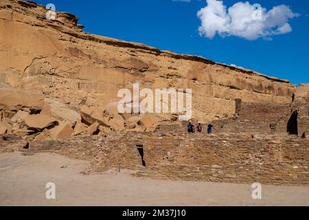 Fotografia dal Chaco Cultural National Historical Park; Nageezi, New Mexico, USA. Foto Stock