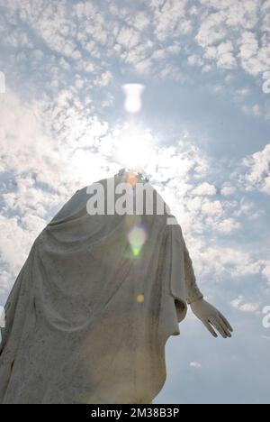 Madonna vista dal basso, Santa Maria Foto Stock