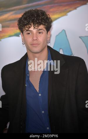 Roma, Italia. 13th Dec, 2022. Ospite partecipa alla prima italiana del film 'Avatar: The Way of Water' Roma, (Italia) 13th Dicembre 2022 Credit: dpa/Alamy Live News Foto Stock