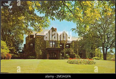 Casa di Mary Baker Eddy, Chestnut Hill, Massachusetts , Houses, Eddy, Mary Baker, 1821-1910, Tichnor Brothers Collection, cartoline degli Stati Uniti Foto Stock