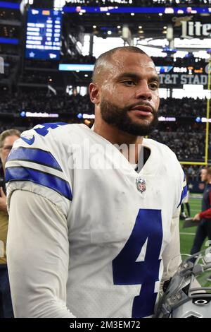 Dak Prescott (4) dopo la NFL Football Game tra gli Houston Texans e i Dallas Cowboys il 11 dicembre 2022 alle AT& Foto Stock