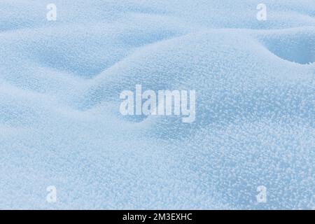 Bella struttura di neve bianca Foto Stock