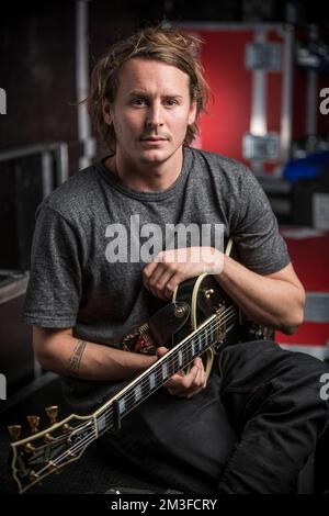 Ben Howard, fotografato all'Apollo O2 di Manchester. 3 dicembre 2014 Foto Stock