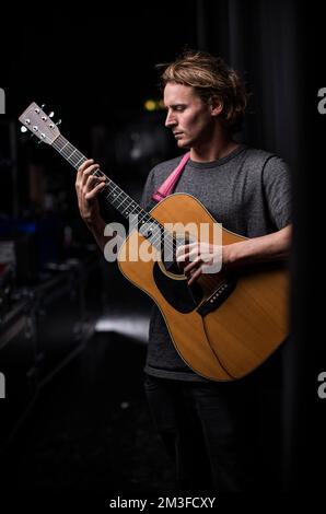 Ben Howard, fotografato all'Apollo O2 di Manchester. 3 dicembre 2014 Foto Stock