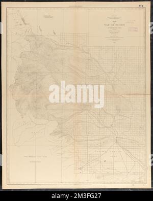 Mappa della regione di Yakima, Washington, Ter. , Yakima River Valley Washington, Mappe, Mappe topografiche Norman B. Leventhal Map Center Collection Foto Stock