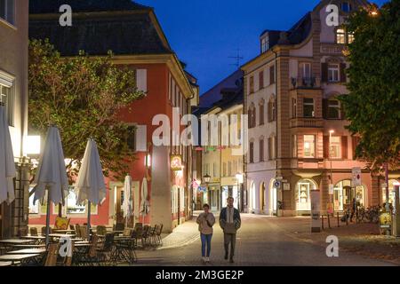 Via dello shopping, zona pedonale, Wessenbergstrasse, Centro storico, Costanza, Baden-Wuerttemberg, Germania Foto Stock