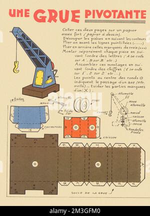 Une Grue Pivotante (2 di 2) Foto Stock