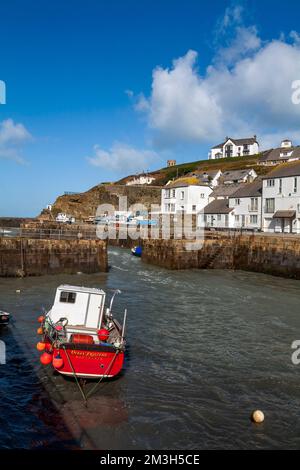 Il porto; Portreath; Cornovaglia Foto Stock