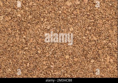 Pannello di sughero non trattato, primo piano della grana grossa della quercia di sughero a grana ruvida, Quercus Suber. Utilizzato come pannelli decorativi e inserti. Foto Stock