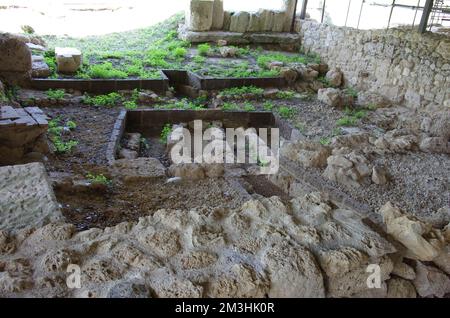 Area archeologica di San Vincenzo al Volturno - Isernia - Molise Foto Stock