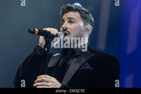 Bournemouth, Regno Unito. 15th Dec, 2022. Blue Performing al Bournemouth International Centre, Regno Unito. 15 dicembre 2022. Credit: Charlie Raven/Alamy Live News Foto Stock