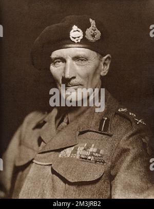 Generale Sir Bernard Montgomery, K.C.B, D.S.O Foto Stock