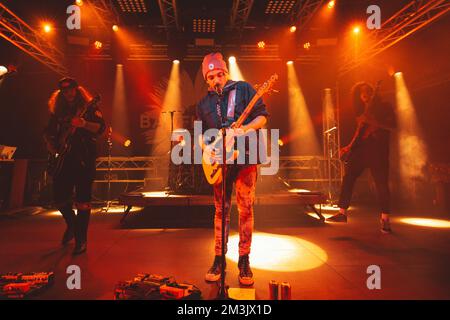 Milano, Italia, 15th dicembre 2022. La band hard rock americana Badflower si esibirà dal vivo al Circolo Magnolia di Segrate, Milano. Credits: Maria Laura Arturi/Alamy Live News Foto Stock