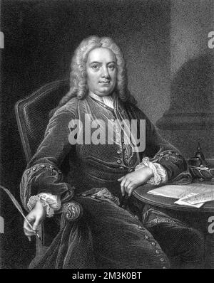 Sir Robert Walpole (1676-1745). Foto Stock