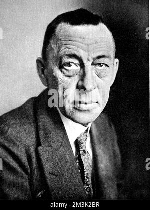 Sergei Vasilevich Rachmaninov Foto Stock