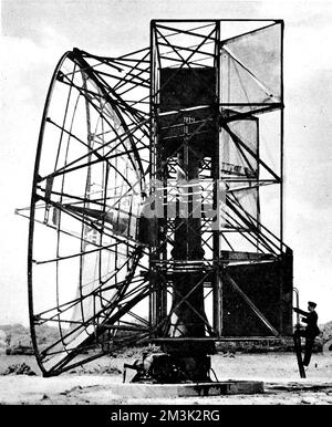 British radar Installation, seconda guerra mondiale, 1945 Foto Stock