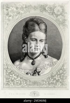 La Granduchessa Maria Alexandrovna della Russia Foto Stock