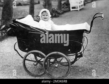 Principessa Elisabetta di York nella sua carrozza Foto Stock