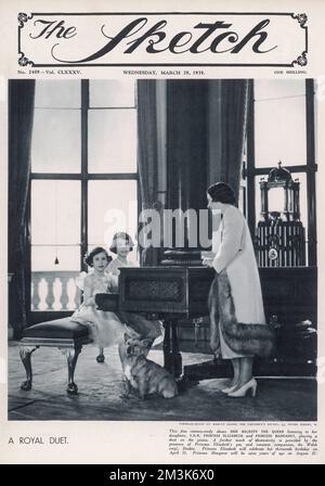 La copertina di The Sketch: Princess Elizabeth. Foto Stock