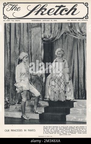 La copertina di The Sketch: Princess Elizabeth. Foto Stock