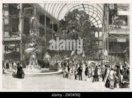 Interno della Grande Mostra 1851 Foto Stock