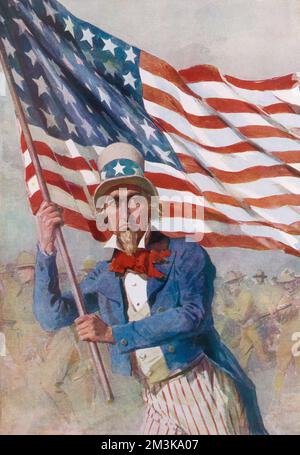 AMERICA E PRIMA GUERRA MONDIALE Foto Stock