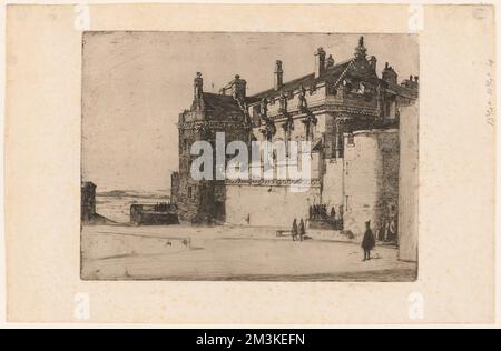 Il palazzo dei Stuarts, Castles & palazzi, Stirling Castello Stirling, Scozia. Sir David Young Cameron (1865-1945). Stampe Foto Stock