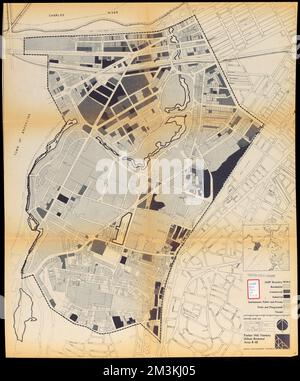 Area di rinnovamento urbano di Parker Hill-Fenway r-48 : uso del terreno esistente, Fenway Boston, Mass., Mappe, Mission Hill Boston, Mass., Mappe, Longwood Medical Area Boston, Mass., Mappe, uso del territorio, Massachusetts, Boston, Mappe, pianificazione della città, Massachusetts, Boston, Maps, Urban Renewal, Massachusetts, Boston, Maps Foto Stock