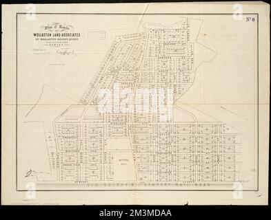 Piano di terre di Wollaston Land associati a Wollaston Heights, Quincy , Real Property, Massachusetts, Quincy, Mappe, Wollaston Quincy, Mass., Mappe, Quincy Mass., Mappe, Wollaston Quincy, Mass. Norman B. Leventhal Map Center Collection Foto Stock