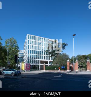 Londra, Inghilterra, Regno Unito - Commonwealth Institute edificio di OMA e Allees e Morrison Foto Stock