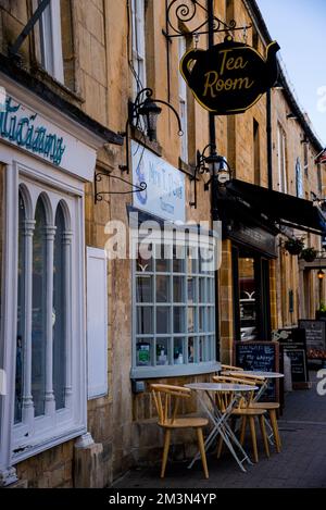 Moreton-in-Marsh città di mercato Cotswolds, Inghilterra. Foto Stock