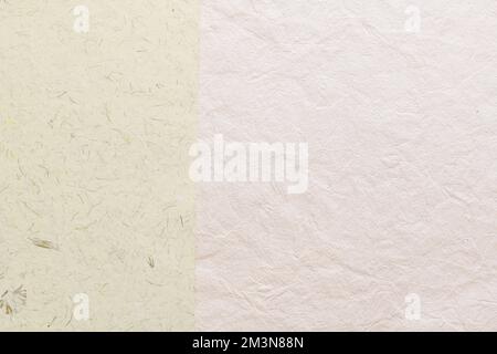 Primo piano della sovrapposizione della superficie del modello di carta fatto a mano. Spazio di copia per l'immissione di testo. Foto Stock