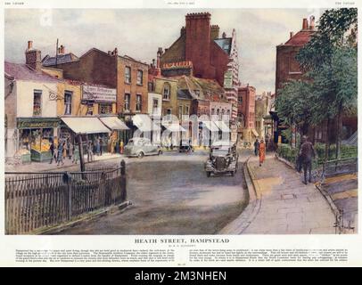 Heath Street, Hampstead di R.G. Matthews Foto Stock