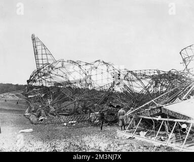 Relitto del dirigibile R101 Foto Stock