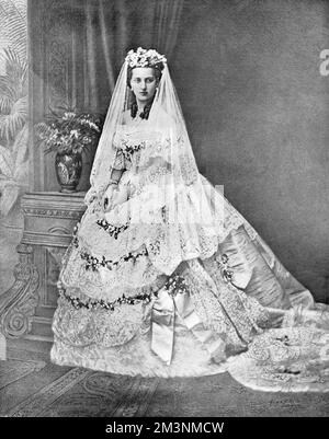 Matrimonio reale 1863 - principessa Alexandra Foto Stock