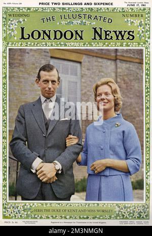 Royal Wedding 1961 - copertina anteriore ILN Foto Stock