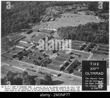 Campo Olimpico, Giochi Olimpici di Londra 1948 Foto Stock