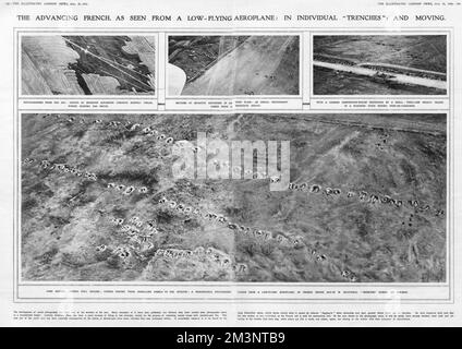 Prima guerra mondiale foto dall'alto Foto Stock