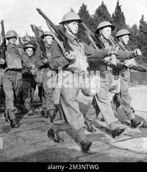 Abito da battaglia dell'esercito britannico, 1939 Foto Stock